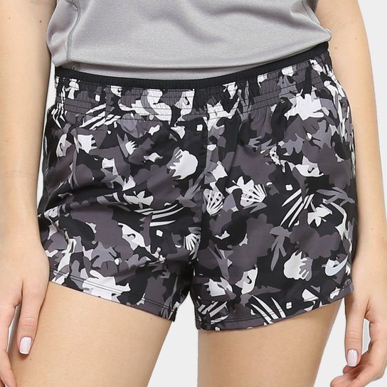 Short Nike 10K Lux Feminino - Preto+Cinza