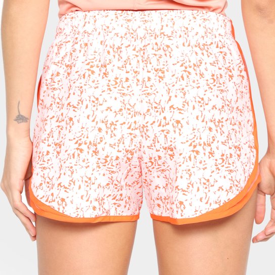 Short Nike Dri-Fit Icon Clash Tempo Feminino - Rosa+Laranja Menor preço em Short Nike Dri-Fit Icon Clash Tempo Feminino - Rosa+Laranja