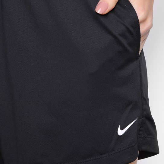 Short Nike Dry Attack Feminino - Preto+Branco