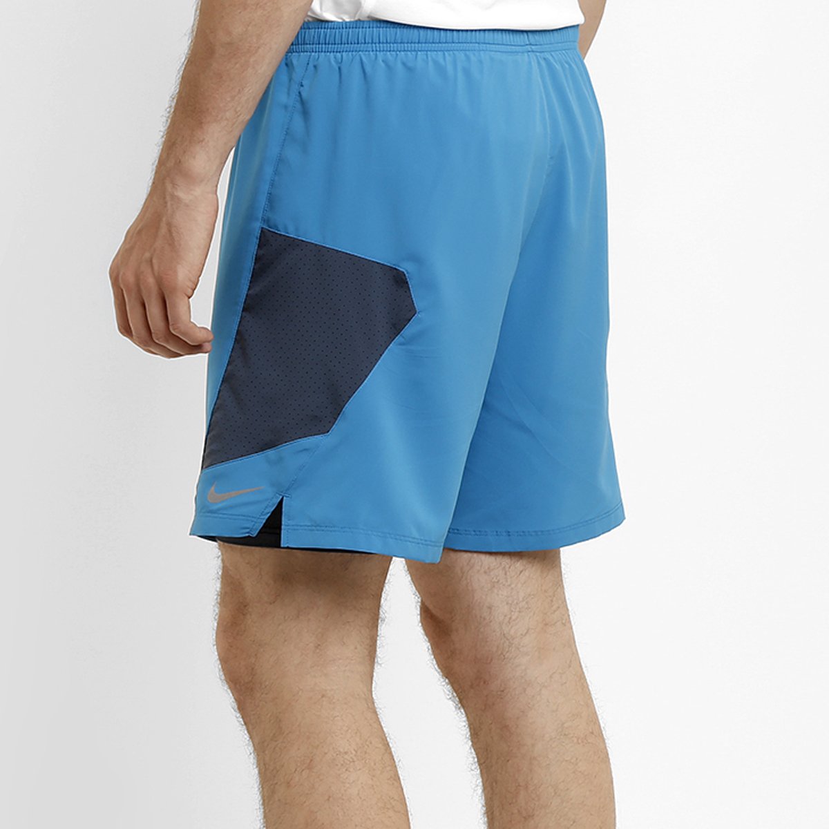 shorts de corrida masculino nike 7 pursuit 2 em 1