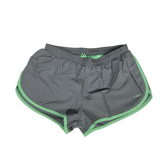 Short Olympikus Essential Feminino  - Mescla e Verde