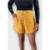 Short Open Linho Detalhe Botões Marrom G - Marrom