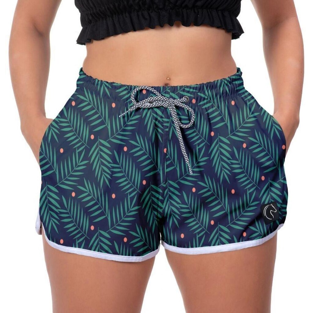 Short Praia Feminino W2 Samambaia Treino Caminhada Dia a Dia