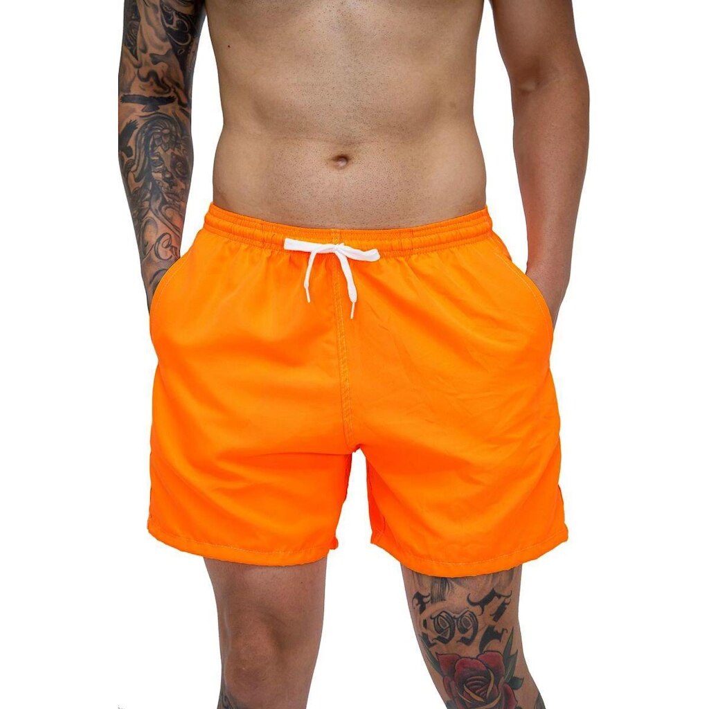 Short Praia Masculino Bermuda Verão Short Tactel Liso Versão
