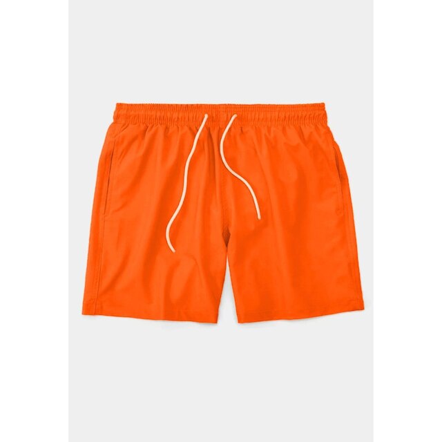Short Praia Tactel Bermuda Praia e Piscina Liso Masculino