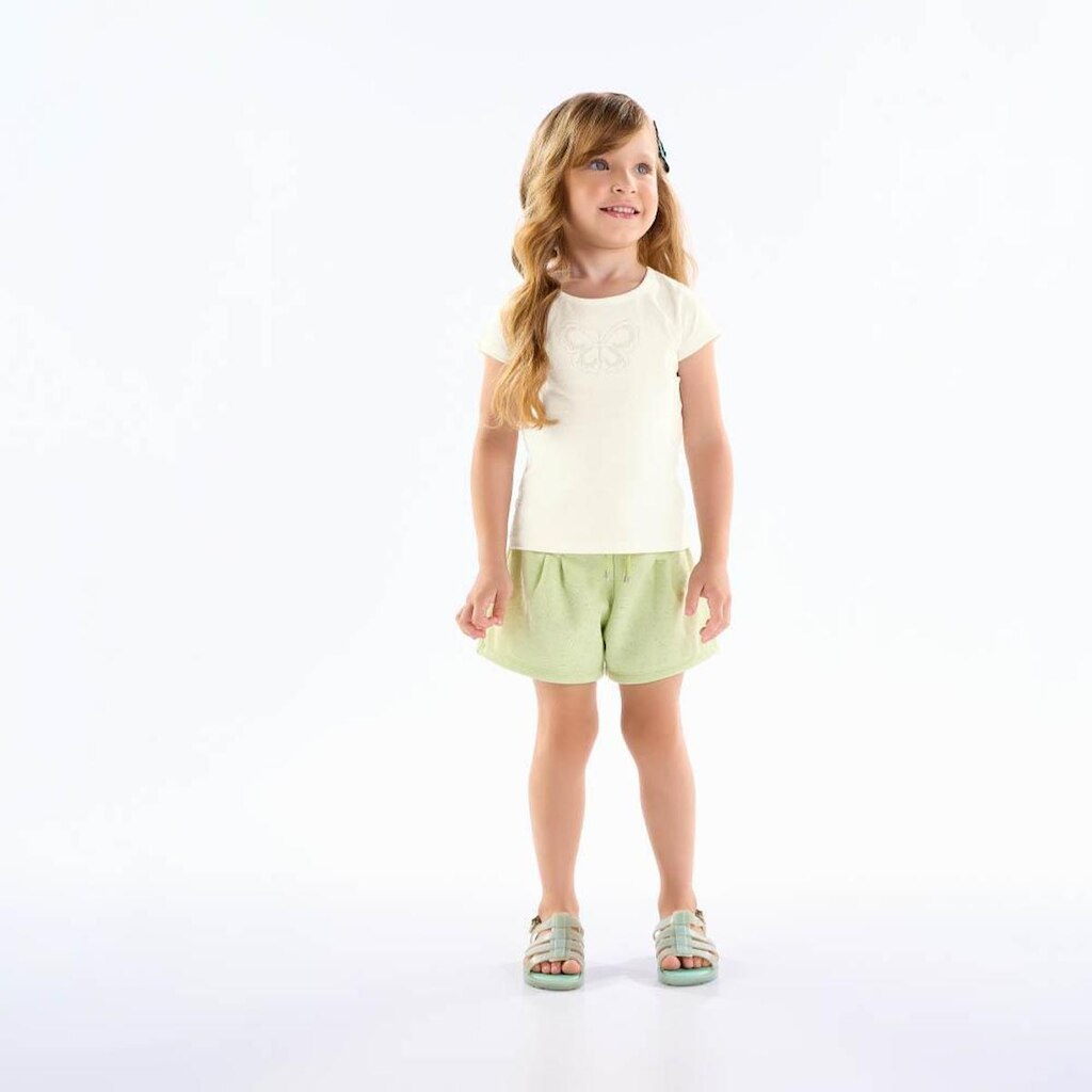 Short Primeiros Passos Menina - Lima - 50607-473