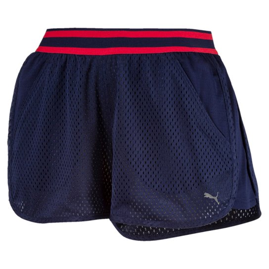 Short Puma A.C.E. Mesh Feminino - Marinho