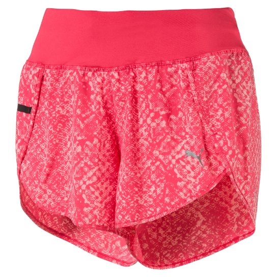 Short Puma Blast Graphic Feminino - Rosa