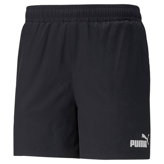 Short Puma Essentials+ Tape Woven - Preto Menor preço em Short Puma Essentials+ Tape Woven - Preto