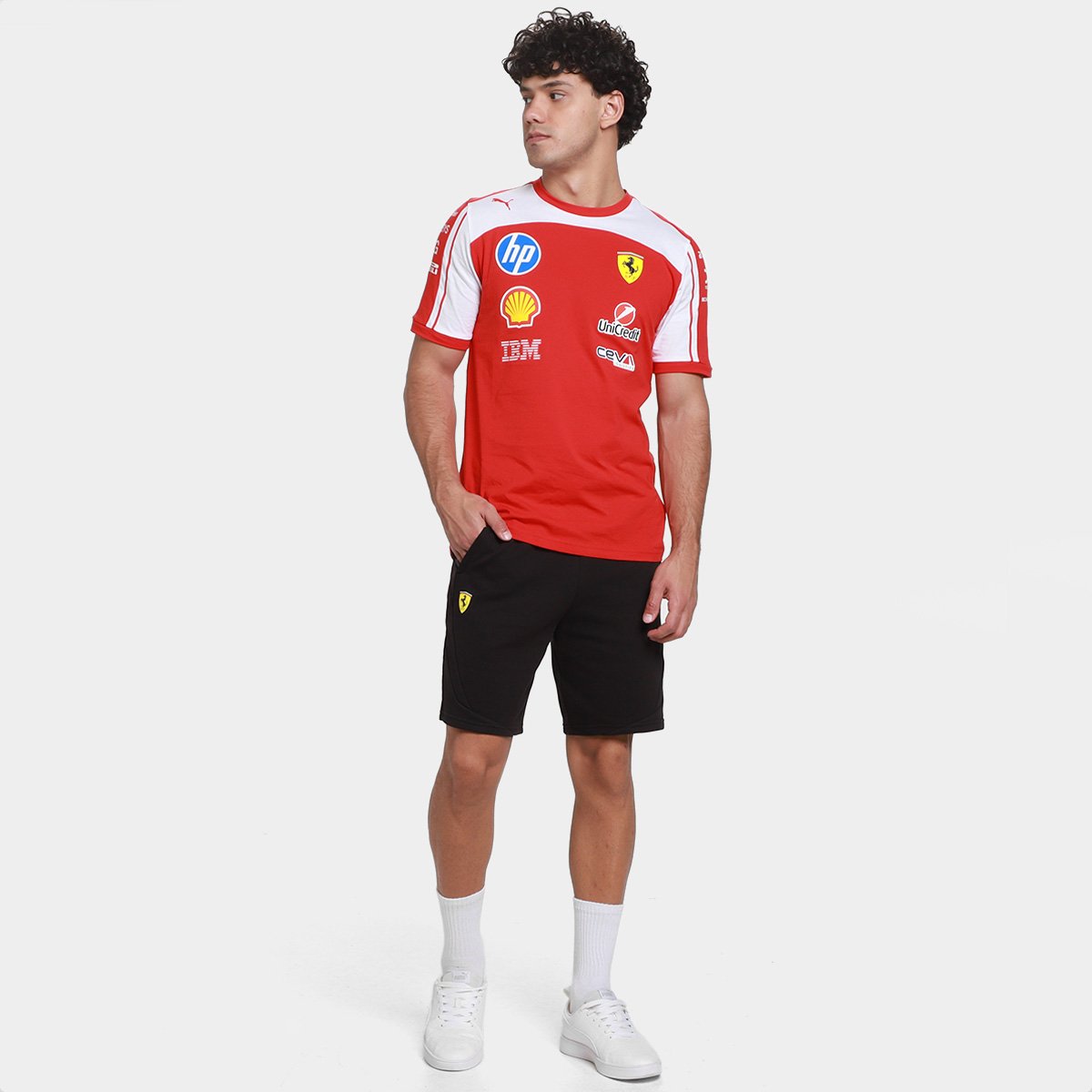 Short Puma Ferrari Sweat Masculino - 3