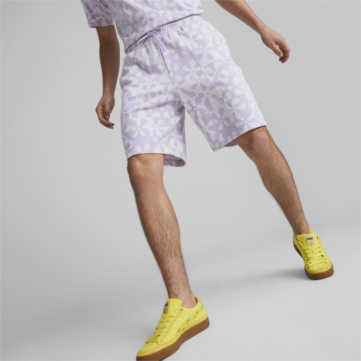 Short Pumax Bob Esponja Terry Masculino - Violeta | Netshoes