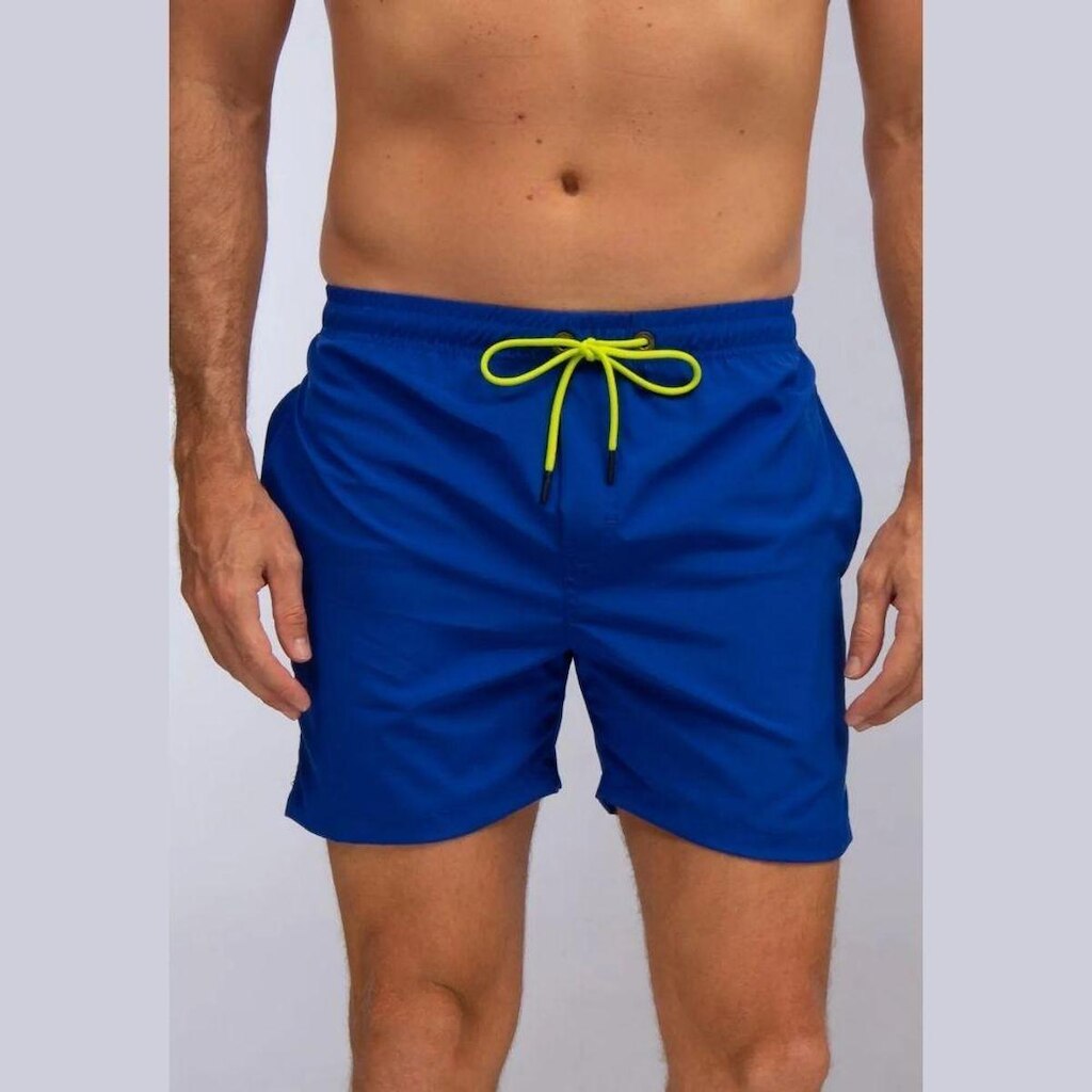 Short Red Feather Swim Fantasy Blue Klein