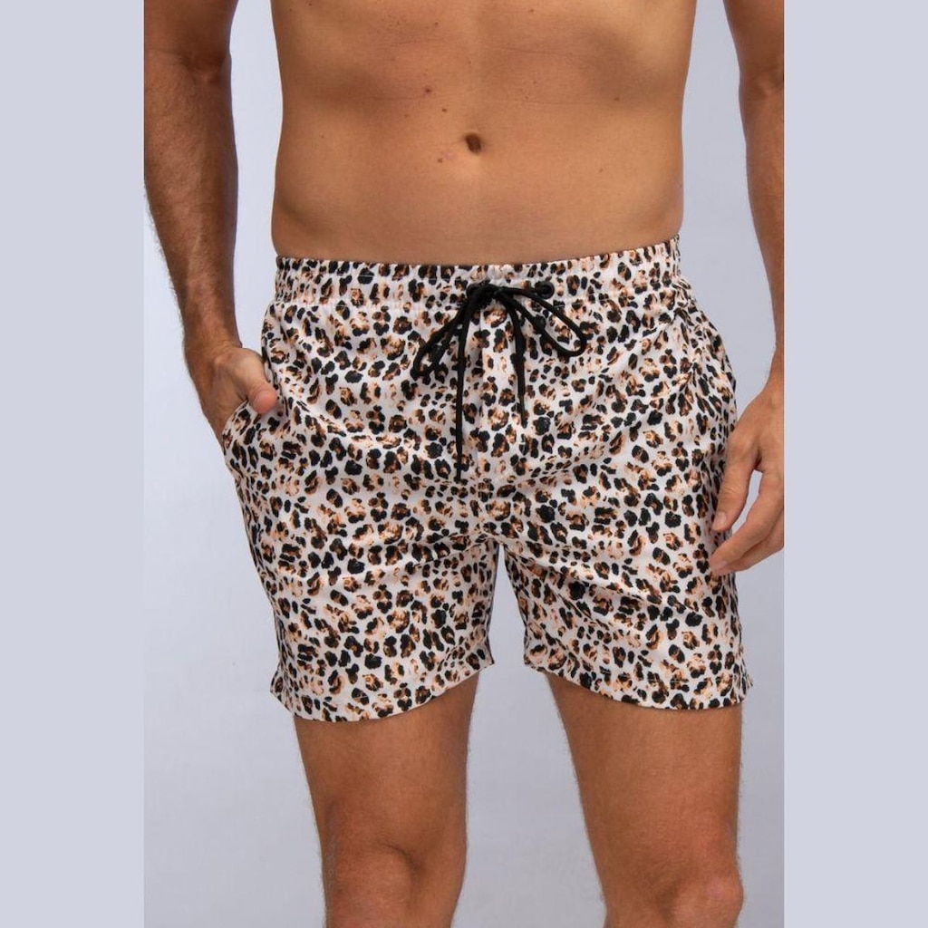Short Red Feather Swim Old Panther Unica