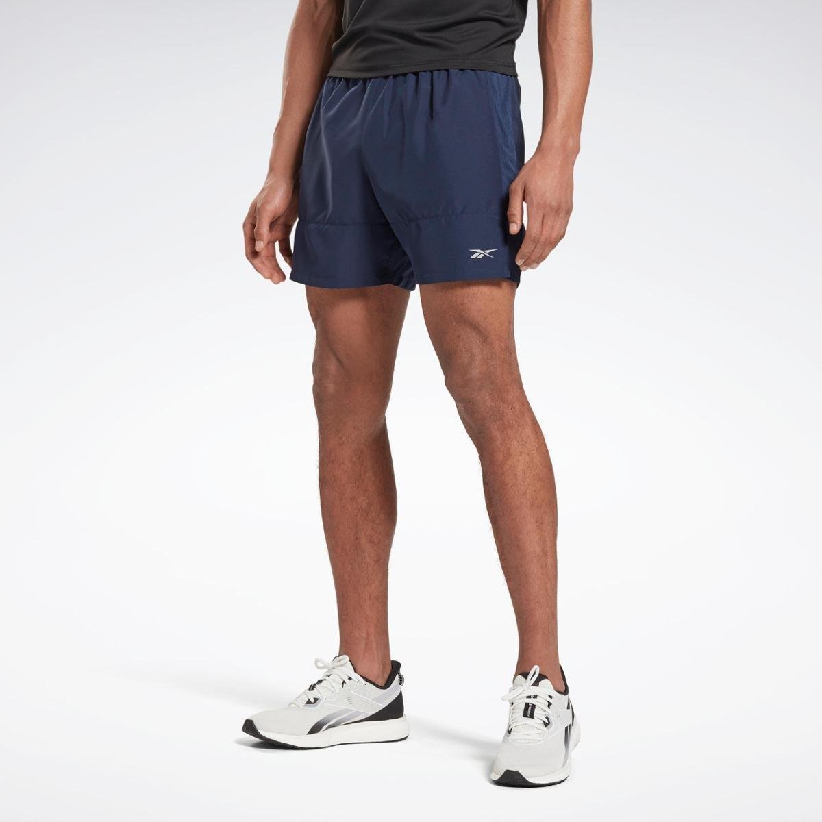 Short Reebok Run Essentials 5Inch Masculino Azul Netshoes