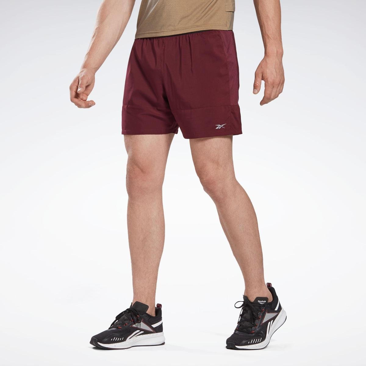 Short Reebok Run Essentials 5Inch Masculino Marrom Netshoes