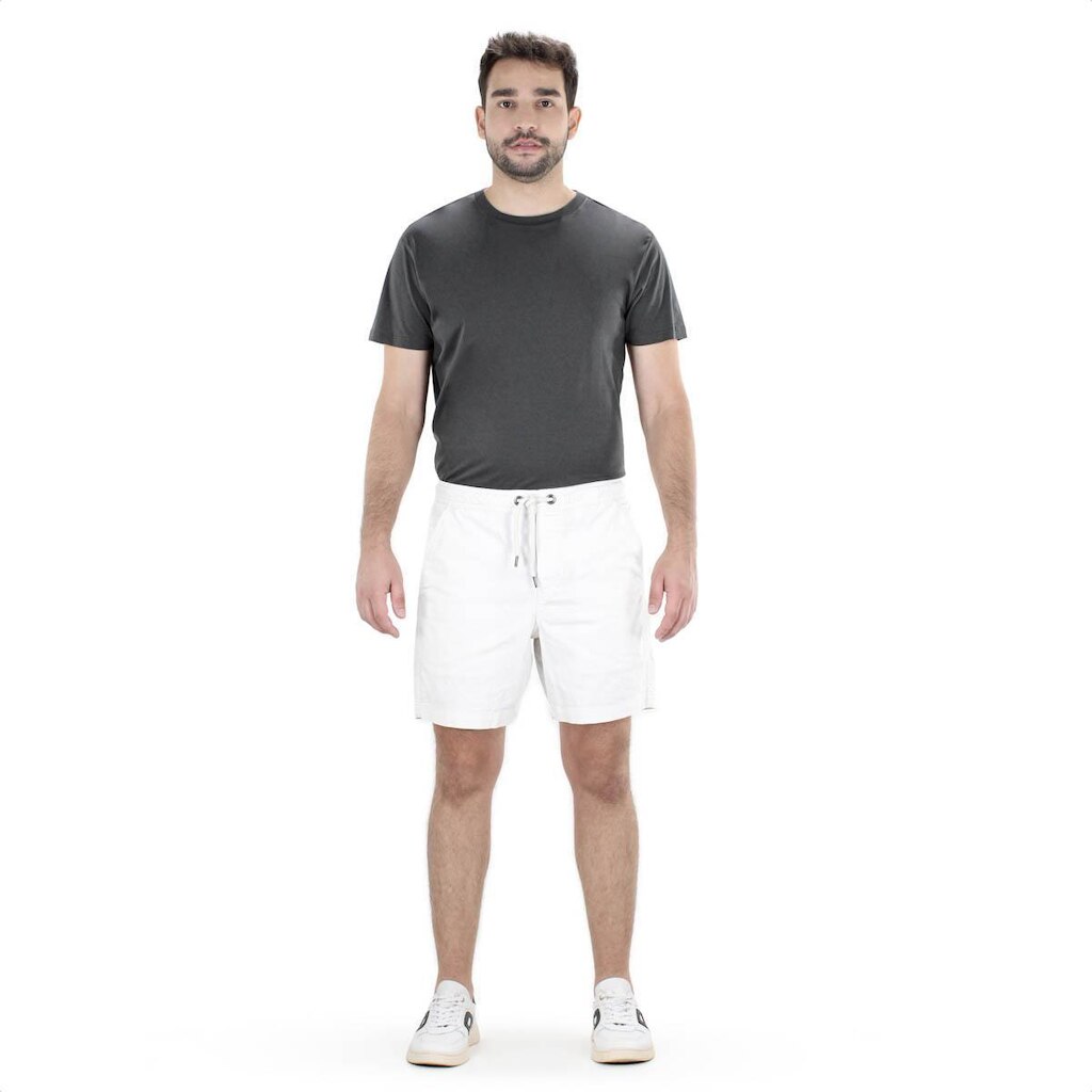 Short Reserva Elástico Estonado Off White - Masculino