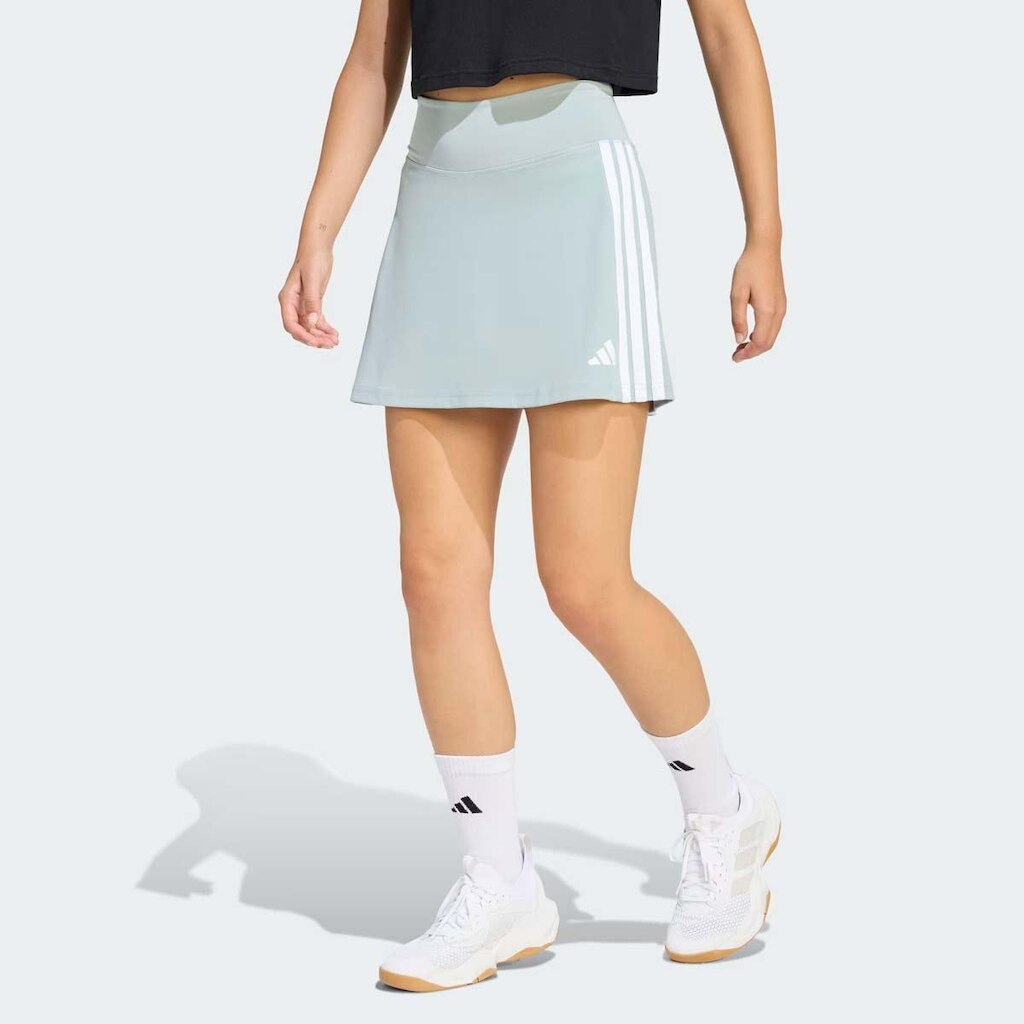 Short Saia Adidas Essentials 3 Stripes Workout Feminino