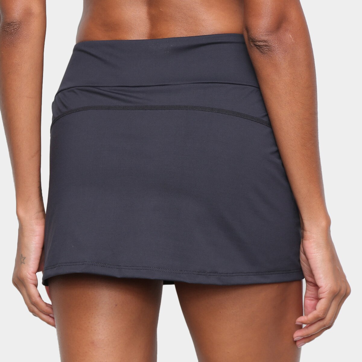 Short Saia Alto Giro BodyTex Feminino - 1