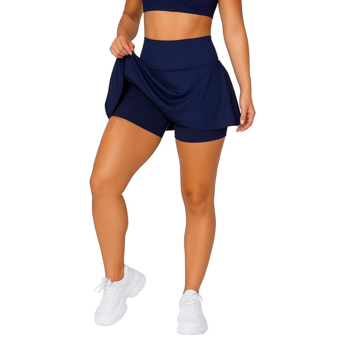 Short Saia Fitness Comprido Short Saia Selene Fitness ::