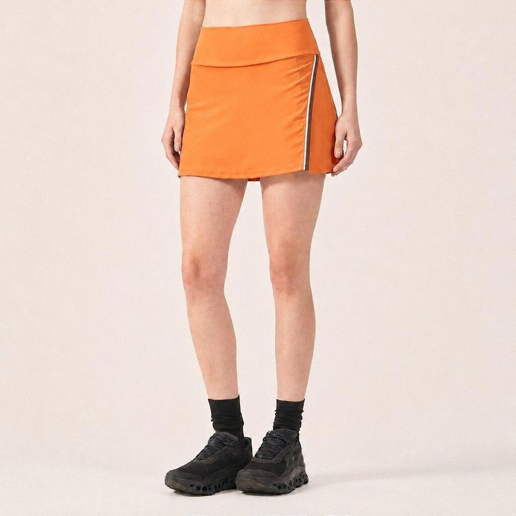Short Saia Colcci Perfect Fit Fresh PR27 Laranja/Marrom/Off