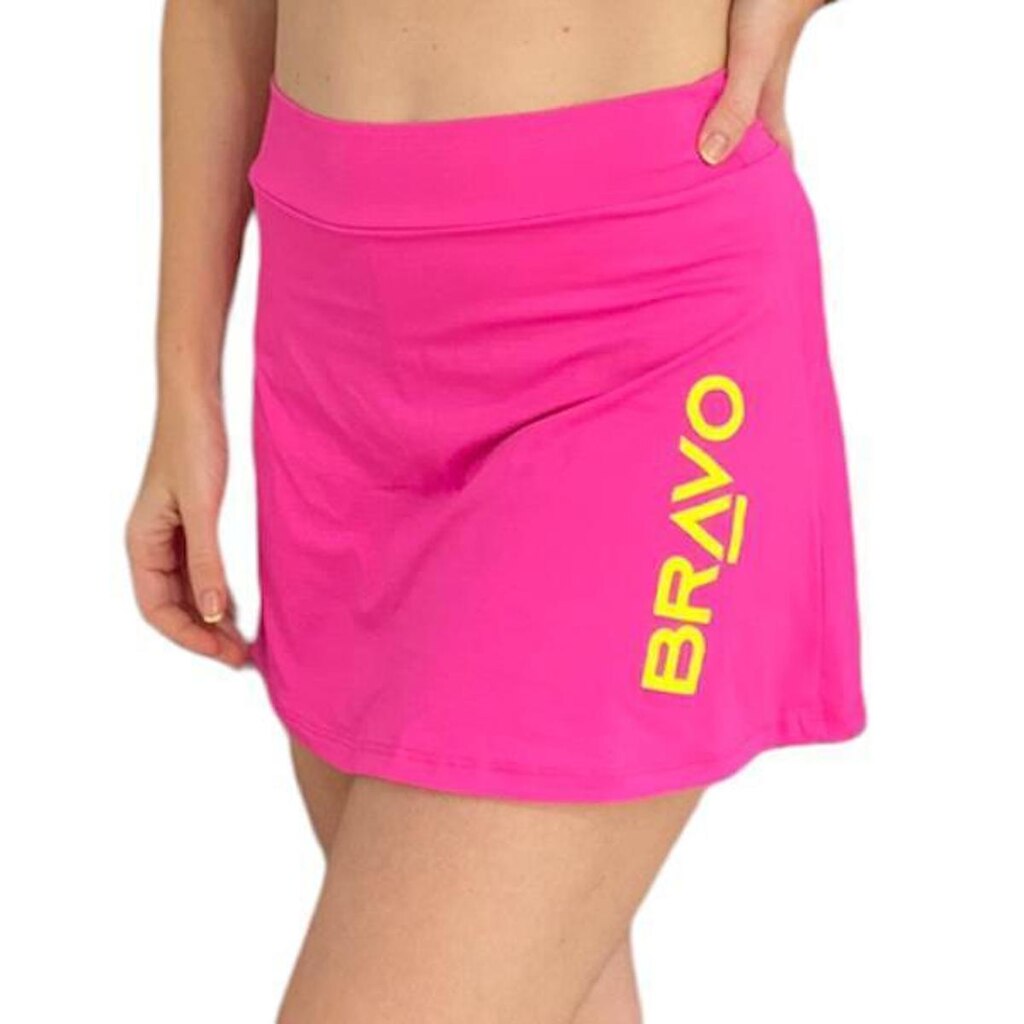 Short Saia Dry Cool Beach Tennis Rosa