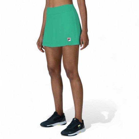 Short Saia Fila Tennis Basic feminino Verde claro Netshoes