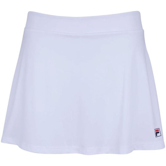 Short Saia Fila Tennis Ceti F-Box Feminino - Branco Menor preço em Short Saia Fila Tennis Ceti F-Box Feminino - Branco