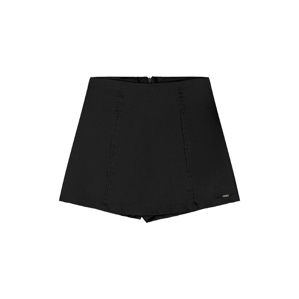 Short-Saia Juvenil em Tecido Bengaline Gloss