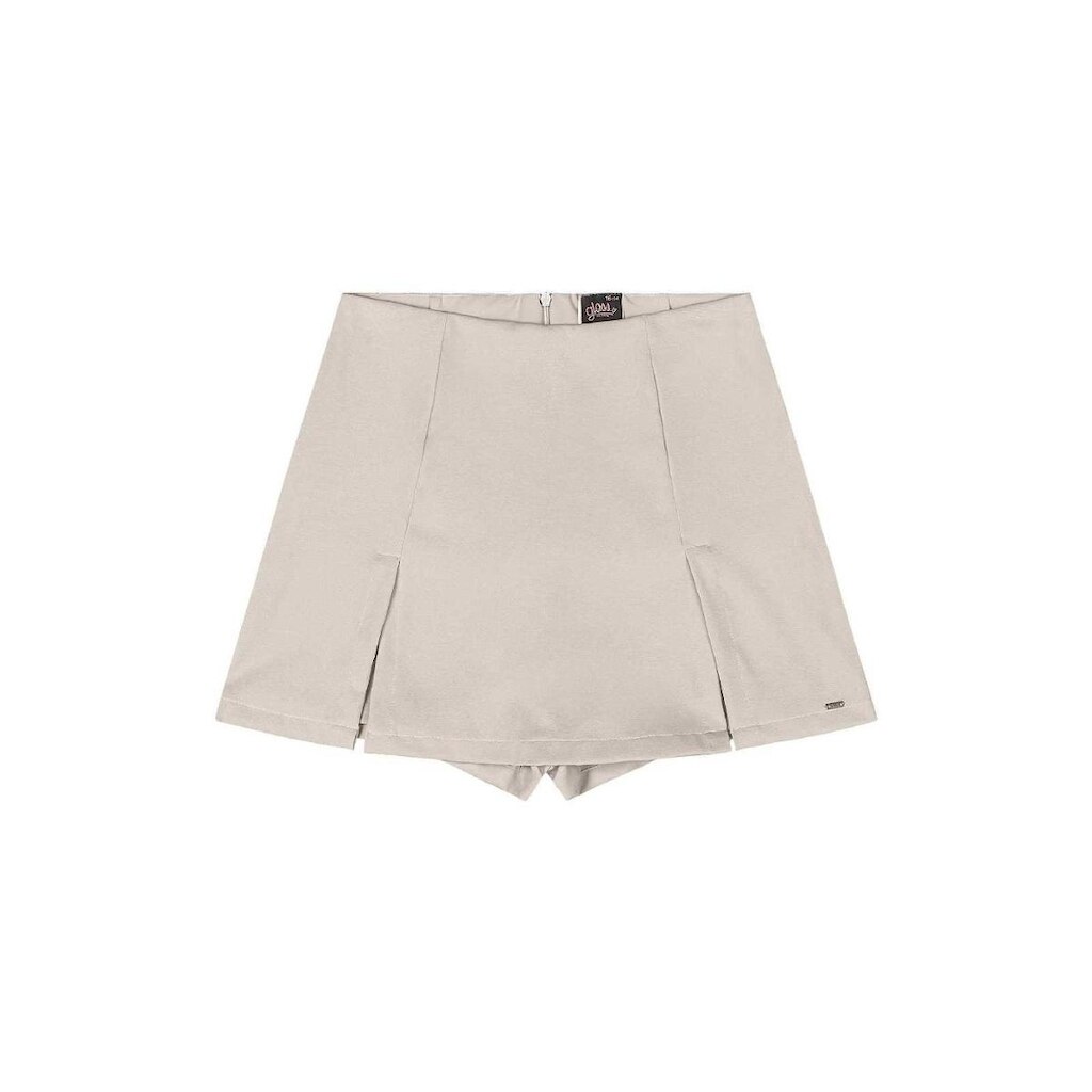 Short-Saia Juvenil em Tecido Gloss