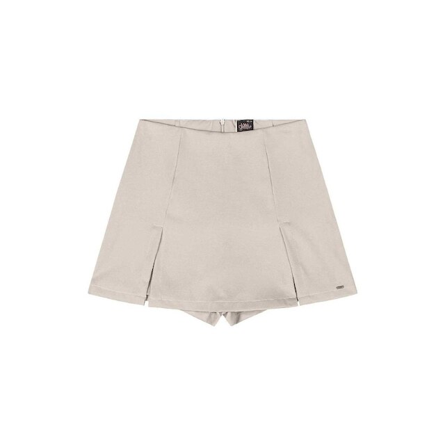 Short-Saia Juvenil em Tecido Gloss