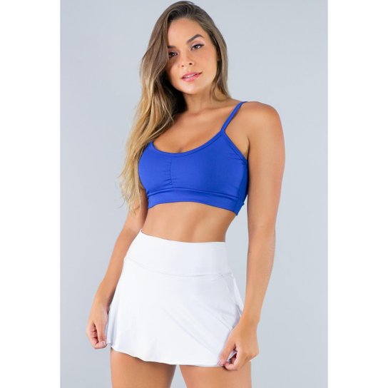 Short Saia MVB Modas Tapa Bumbum   Fitness   Feminino - Branco é ruim? Short Saia MVB Modas Tapa Bumbum   Fitness   Feminino - Branco é boa?