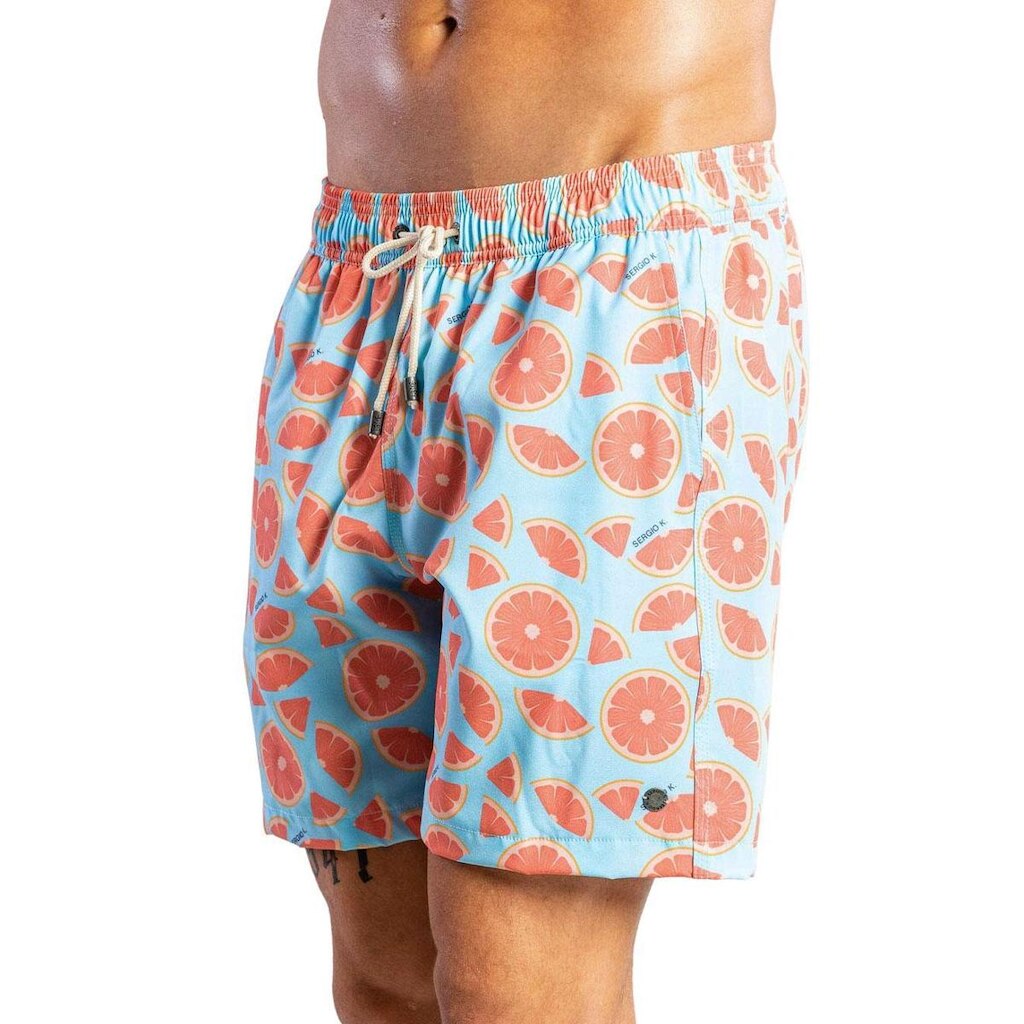 Short Sergio K Masculino D'Água Grapefruit Azul Claro