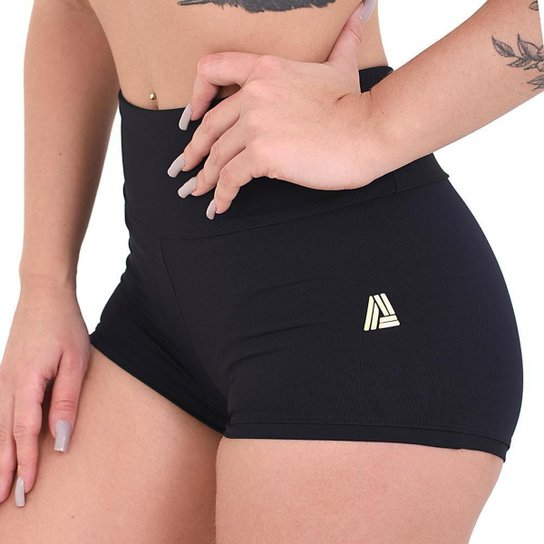 Short Sunquini Suplex Básico Feminino - Preto Menor preço em Short Sunquini Suplex Básico Feminino - Preto
