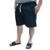 Short Tactel Extra Grande Plus Size Butu Biru - Preto