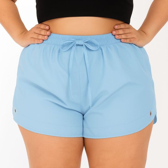 Short Tactel Feminino Plus Size