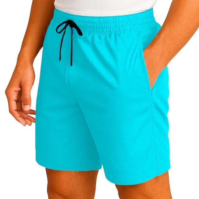 Short Tactel Liso Bermuda Masculina Confortável Academia Treino
