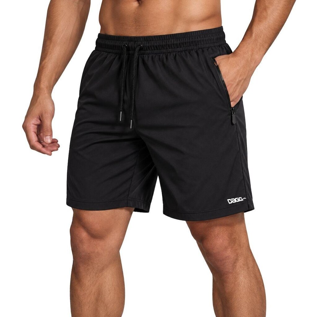 Short Tactel Masculino Com Zíper Bermuda Academia Corrida Com Elastano Bolso Lateral