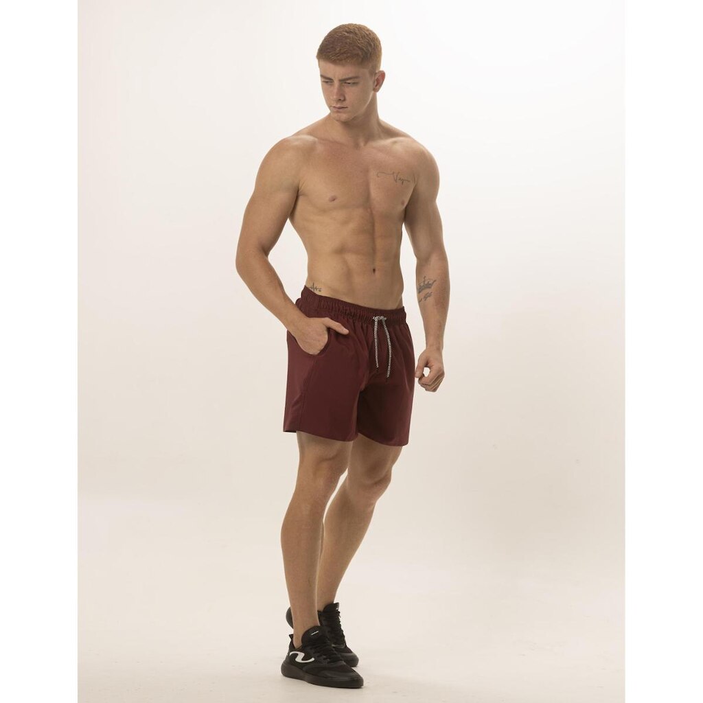 Short Tactel Masculino Elastano Bermuda Praia Academia