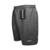 Short Tactel Plus Size Tamanho Especial Grande Elástico Sem Bolso Masculino - Cinza