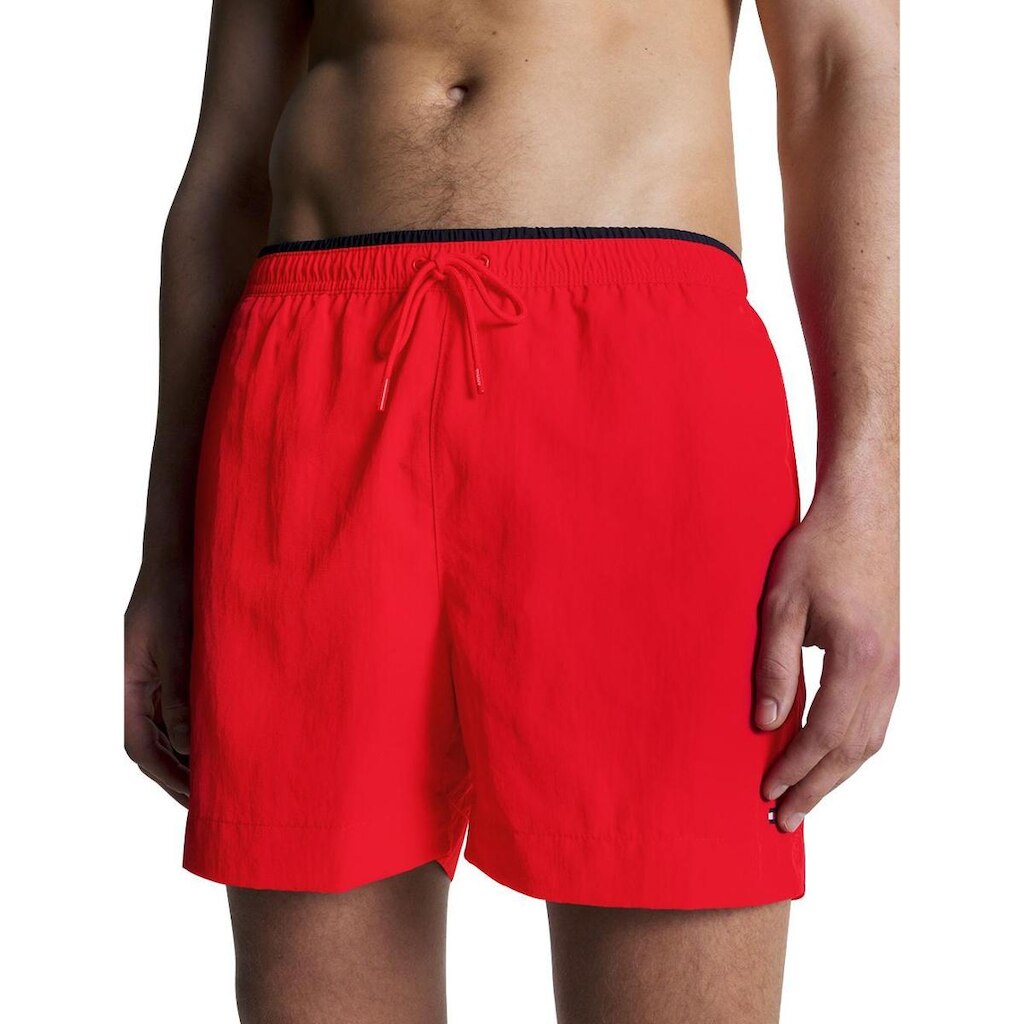 Short Tommy Hilfiger Masculino Medium Drawstring Embroidered Vermelho
