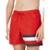 Short Tommy Hilfiger Masculino Medium Drawstring Flag Vermelho - Vermelho