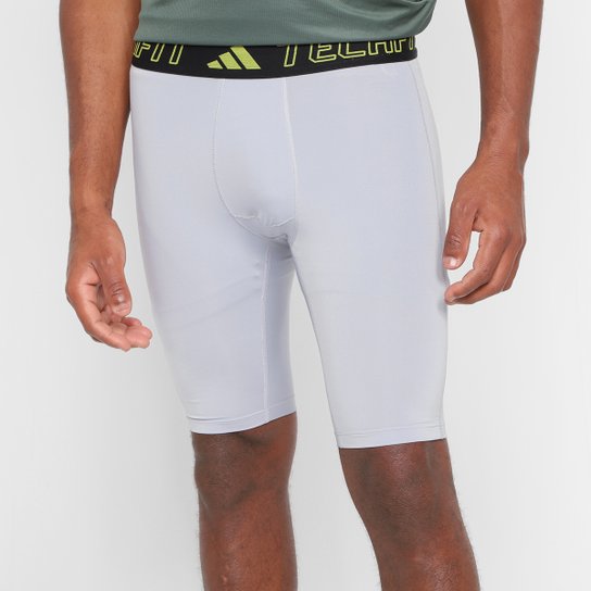Short Treino Adidas Techfit Tight Masculino - Cinza Menor preço em Short Treino Adidas Techfit Tight Masculino - Cinza
