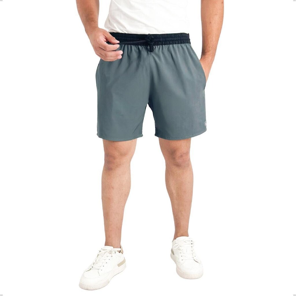 Short Treino Masculino Bermuda Praia Tactel com Elastano Academia