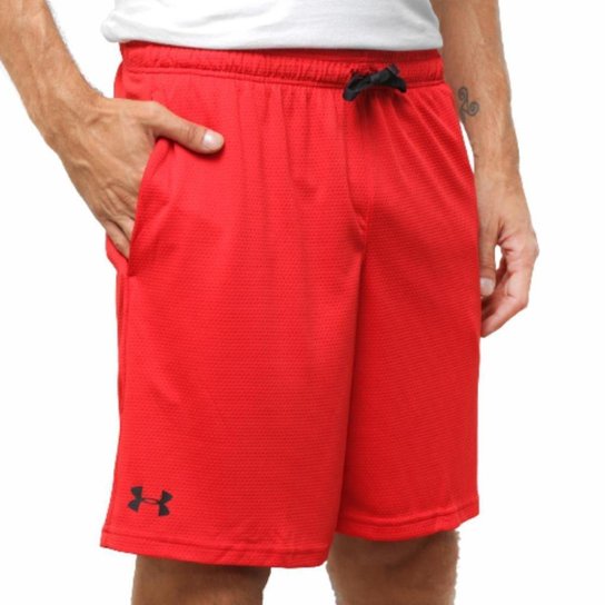 Short Under Armour Tech Mesh - Vermelho Menor preço em Short Under Armour Tech Mesh - Vermelho