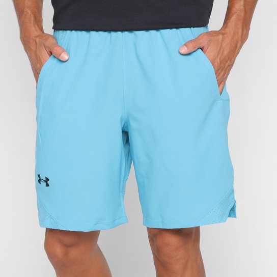 Short Under Armour Vanish Woven 8'' Masculino - Azul+Preto Menor preço em Short Under Armour Vanish Woven 8'' Masculino - Azul+Preto