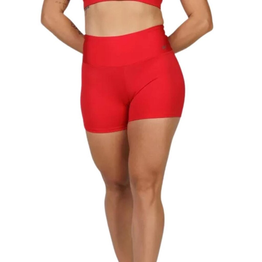 Short Vermelho Básico Poliéster