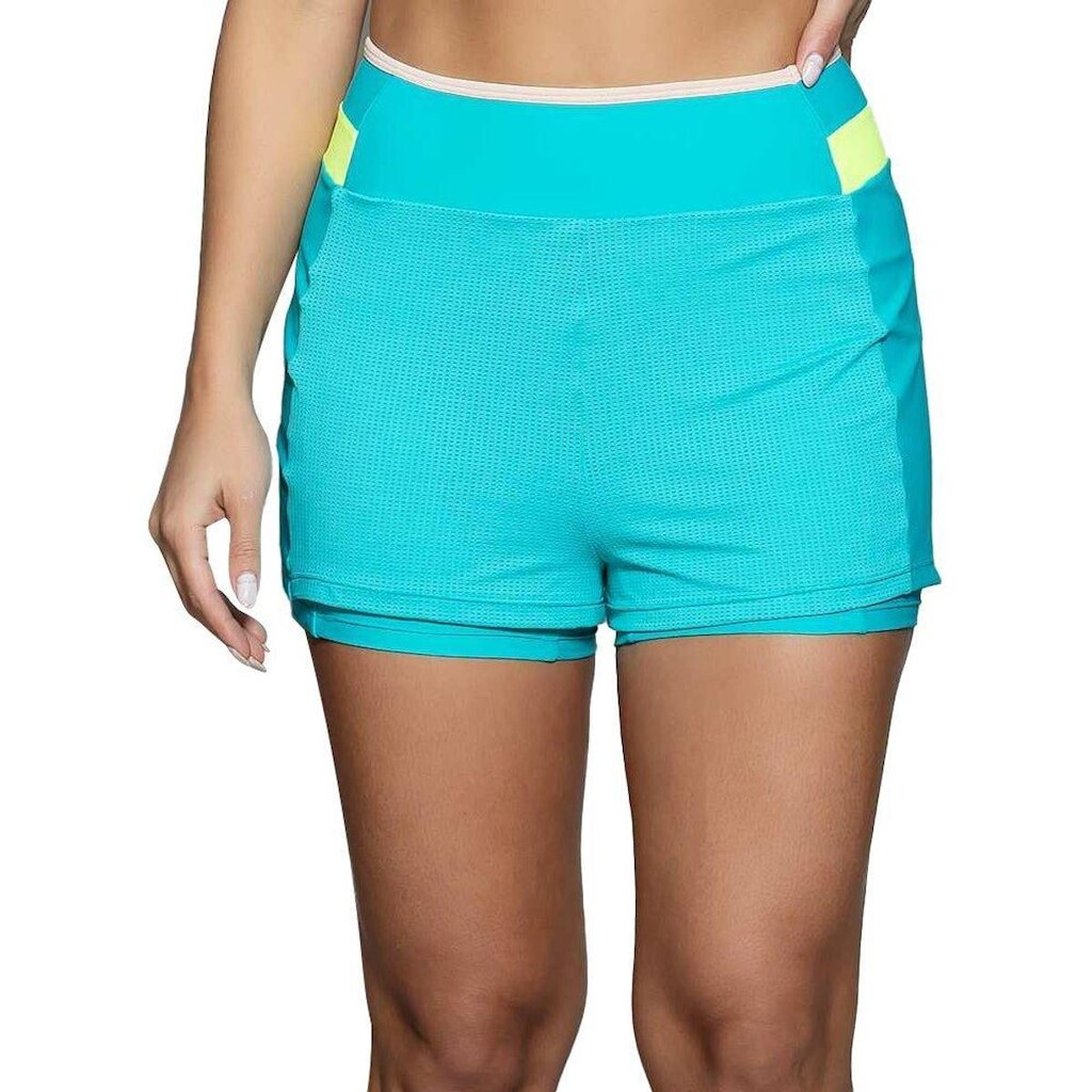 Shorts 2 Em 1 Run More Go Beyond Feminino