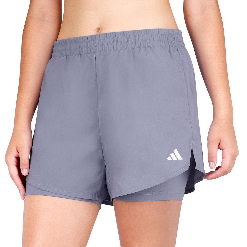 Shorts Adidas 2IN1 Training Mininal Cinza