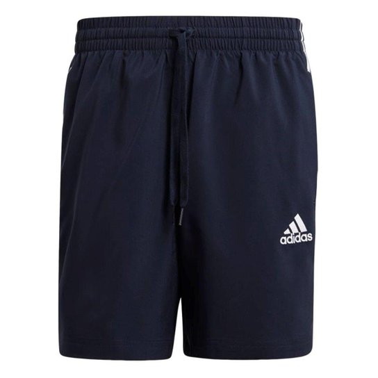 Shorts Adidas Aeroready Essentials Chelsea 3-Stripes Masculino - Marinho - Marinho Menor preço em Shorts Adidas Aeroready Essentials Chelsea 3-Stripes Masculino - Marinho - Marinho