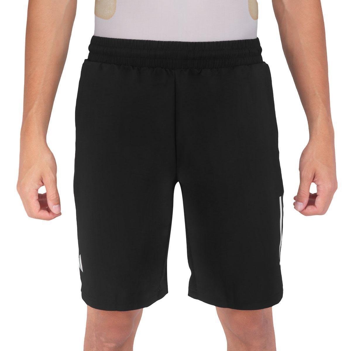 Shorts Adidas Club 3-Stripes 9 Polegadas Preto Menor preço em Shorts Adidas Club 3-Stripes 9 Polegadas Preto